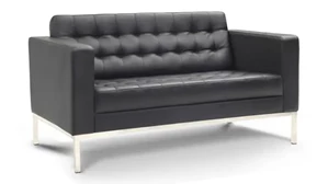 Loveseats Corp Design Leather Love Seat