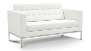 Loveseats Corp Design Leather Love Seat