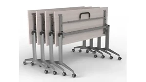 Training Tables Corp Design 60in x 24in Flip Top Nesting Table