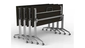 Training Tables Corp Design 60in x 24in Flip Top Nesting Table