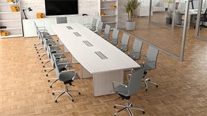 Conference Tables Corp Design 20ft Boat Shaped Conference Table