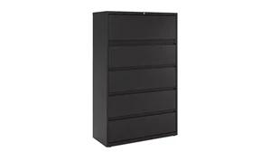Lateral File Cabinets Hirsh Industries 42in W Five Drawer Lateral File