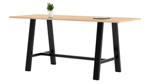 Conference Tables KFI Seating 8ft Bistro Height Rectangular Conference Table