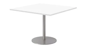 Cafeteria Tables KFI Seating 42in Square Pedestal Table