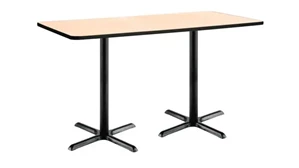 Conference Tables KFI Studios Pedestal Table 6ftd x 30inw x 42inh