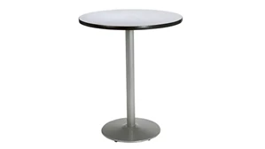 Cafeteria Tables KFI Studios Cafeteria Table 30in Round with Pedestal Base