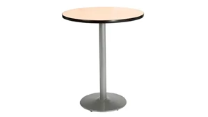 Cafeteria Tables KFI Studios Round Bistro Table 42in Laminate Top Pedestal Base