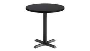 Cafeteria Tables KFI Seating 30in Round Pedestal Table
