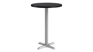 Cafeteria Tables KFI Studios Pedestal Table 30in Round Bar Height