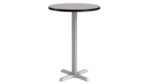 Cafeteria Tables KFI Studios 30in Round, Bar Height, Pedestal Table
