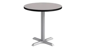 Cafeteria Tables KFI Seating 30in Round Pedestal Table