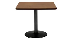 Cafeteria Tables KFI Studios Breakroom Table 30in x 30in Laminate Top Round Base 36H