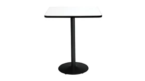 Cafeteria Tables KFI Seating 42in H x 30in Square Table, Bistro Height