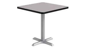 Cafeteria Tables KFI Seating 30in Square Pedestal Table