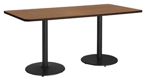 Conference Tables KFI Seating 6ft W x 36in D x 36in H Conference Table,  Round Base
