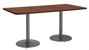 Conference Tables KFI Studios Mode Pedestal Table 6ft W x 36in D