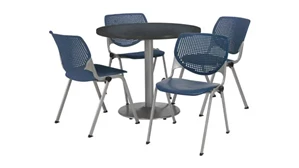 Cafeteria Tables KFI Seating Cafeteria Table with 4 Chairs
