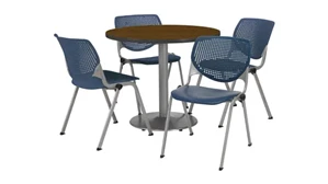 Cafeteria Tables KFI Seating Cafeteria Table with 4 Chairs