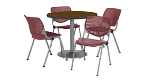 Cafeteria Tables KFI Seating Cafeteria Table with 4 Chairs