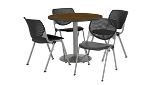 Cafeteria Tables KFI Seating Cafeteria Table with 4 Chairs