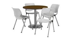 Cafeteria Tables KFI Seating Cafeteria Table with 4 Chairs