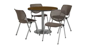 Cafeteria Tables KFI Seating Cafeteria Table with 4 Chairs