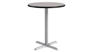 Cafeteria Tables KFI Studios Proof Pedestal Table 36in Round with Bar Height