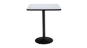 Cafeteria Tables KFI Seating 42in H x 36in Square Table, Bistro Height