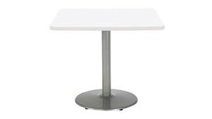 Cafeteria Tables KFI Seating 36in Square Top Breakroom Table