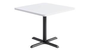 Cafeteria Tables KFI Seating 36in Square Pedestal Table