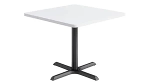 Cafeteria Tables KFI Seating 36in Square Pedestal Table