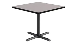 Cafeteria Tables KFI Seating 36in Square Pedestal Table