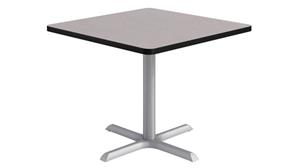 Cafeteria Tables KFI Seating 36in Square Pedestal Table
