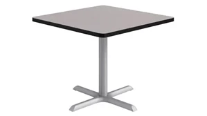 Cafeteria Tables KFI Seating 36in Square Pedestal Table