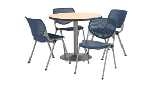 Cafeteria Tables KFI Seating Cafeteria Table with 4 Chairs