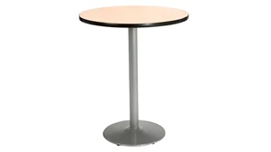 Cafeteria Tables KFI Studios Round Table Bistro Height 42in x 42in