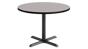 Cafeteria Tables KFI Seating 42in Round Pedestal Table