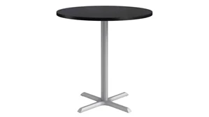 Cafeteria Tables KFI Studios Round Bistro Table 42in Laminate Top Pedestal Base