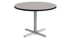 Cafeteria Tables KFI Seating 42in Round Pedestal Table