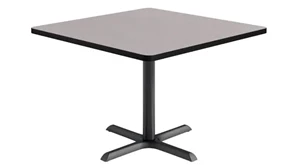 Cafeteria Tables KFI Studios 42in Square Pedestal Table