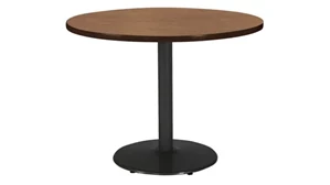 Cafeteria Tables KFI Seating 36in H x 48in Diameter Round Breakroom Table, Round Base