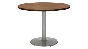 Cafeteria Tables KFI Seating 36in H x 48in Diameter Round Breakroom Table, Round Base
