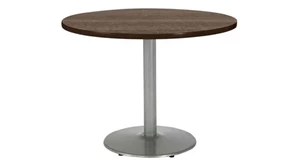 Cafeteria Tables KFI Seating 36in H x 48in Diameter Round Breakroom Table, Round Base