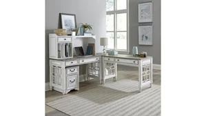L Shaped Desks with Hutch WFB Designs L-Shaped Desk Set