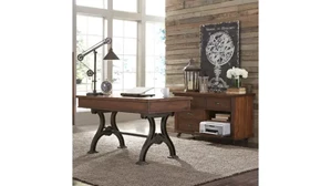 Office Suites WFB Designs Writing Desk and Credenza