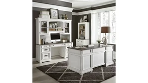 Office Suites WFB Designs 66in Desk, 66in Credenza w/ Hutch