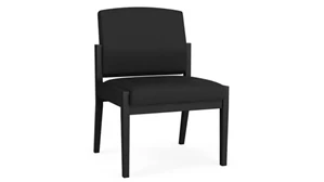 Lobby & Guest Chairs - Metal Lesro Polyurethane Armless Guest Chair