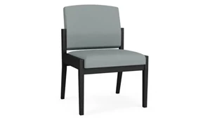 Lobby & Guest Chairs - Metal Lesro Polyurethane Armless Guest Chair