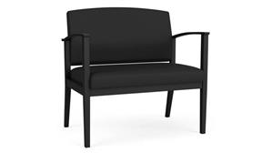 Lobby & Guest Chairs - Metal Lesro Polyurethane Bariatric Chair