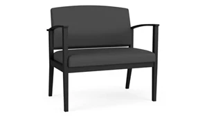 Lobby & Guest Chairs - Metal Lesro Polyurethane Bariatric Chair
